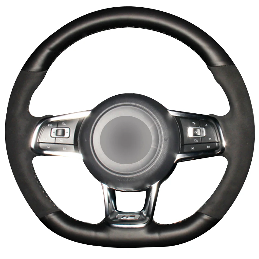 Black Synthetic Leather Black Suede Car Steering Wheel Cover for Volkswagen Golf 7 GTI Golf R MK7 VW Polo GTI Scirocco 2015 2016
Black Synthetic Leather Black Suede Car Steering Wheel Cover for Volkswagen Golf 7 GTI Golf R MK7 VW Polo GTI Scirocco 2015 2016