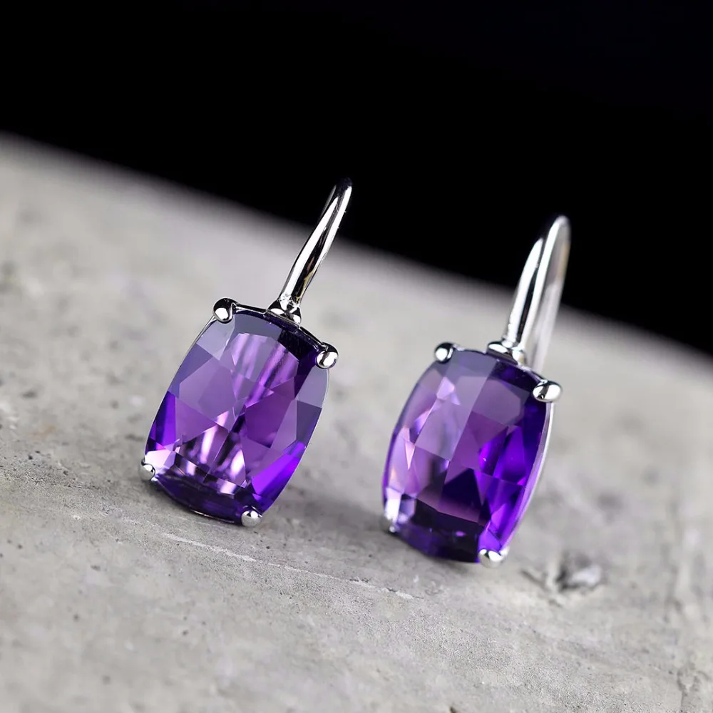 L&P New Fashion Amethyst 925 Sterling Silver Earrings For Women Girl Two Color Smoky Quartz Earrings Fine Jewelry Wholesale
L&P New Fashion Amethyst 925 Sterling Silver Earrings For Women Girl Two Color Smoky Quartz Earrings Fine Jewelry Wholesale