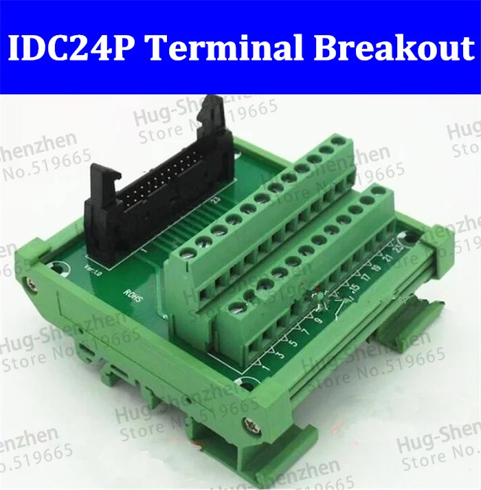 IDC24P IDC 24-контактный Штекерный разъем к 24 P клеммной колодке, адаптер, релейные клеммы PLC, монтаж на DIN-рейку-1 шт./лот
IDC24P IDC 24-контактный Штекерный разъем к 24 P клеммной колодке, адаптер, релейные клеммы PLC, монтаж на DIN-рейку-1 шт./лот