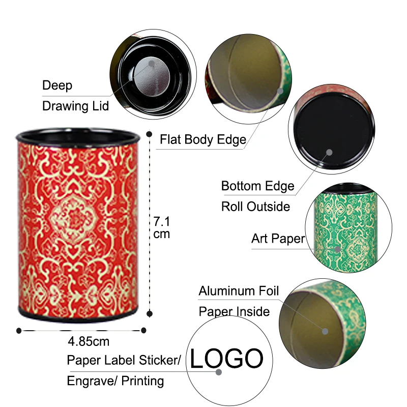 Xin Jia Yi Packaging Mini Paper Box Round Shape Food Grade Small Paper Box Storage Candy Chocolate Craft Paper Cans
Xin Jia Yi Packaging Mini Paper Box Round Shape Food Grade Small Paper Box Storage Candy Chocolate Craft Paper Cans