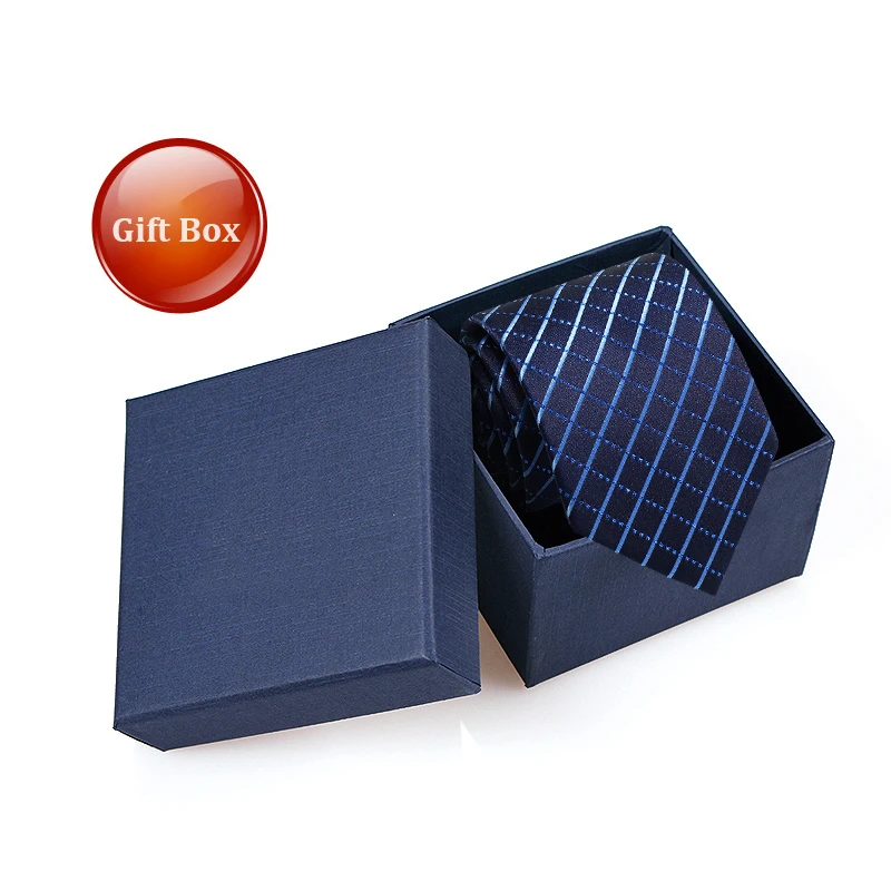 Luxury Dark Blue Plaid Ties for Men Business Formal 8cm Tuxedo Suit Necktie Wedding Party Mens Ties Corbatas with Tie Gift Box
Luxury Dark Blue Plaid Ties for Men Business Formal 8cm Tuxedo Suit Necktie Wedding Party Mens Ties Corbatas with Tie Gift Box
