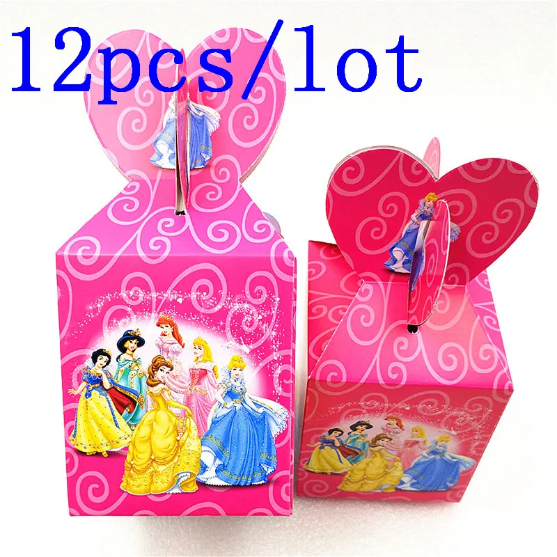 12pcs Disney Six Princess Theme Candy Box Cupcake Boxes Kids Birthday Party Decoration Print Princess Ariel Gift Box Supplies
12pcs Disney Six Princess Theme Candy Box Cupcake Boxes Kids Birthday Party Decoration Print Princess Ariel Gift Box Supplies