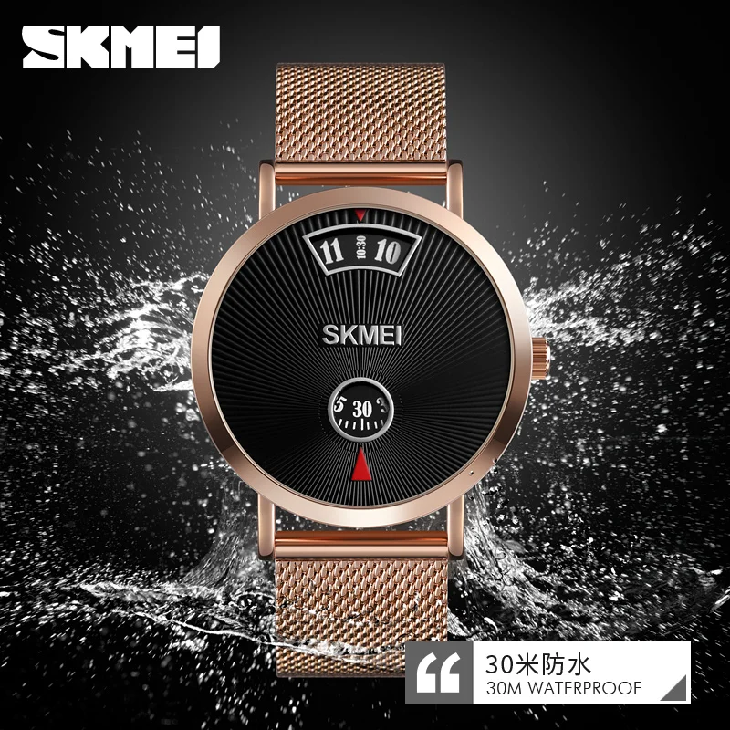 SKMEI 1489 NEW Luxury Quartz Wristwatch Steel/Leather Strap Rose Gold for Couple Clock 30M Waterproof Relogio Masculino
SKMEI 1489 NEW Luxury Quartz Wristwatch Steel/Leather Strap Rose Gold for Couple Clock 30M Waterproof Relogio Masculino