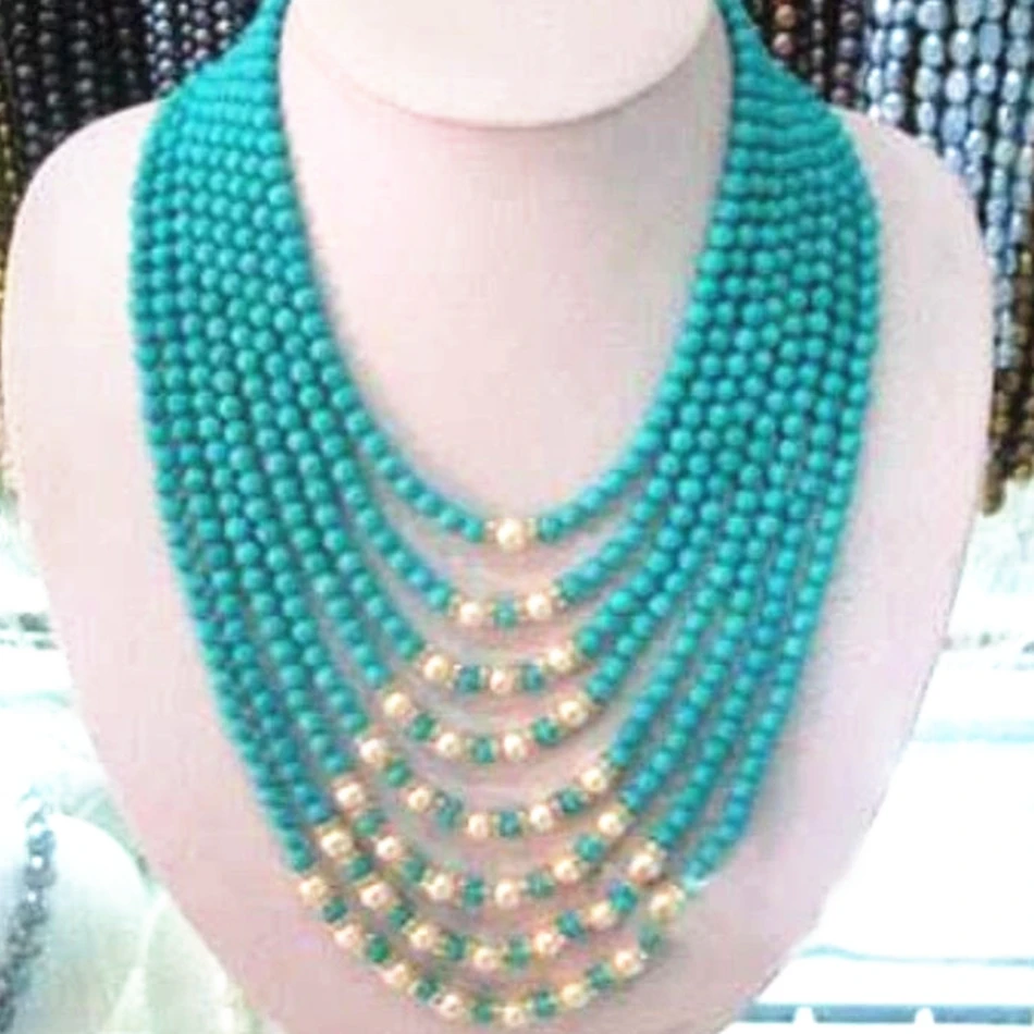 Beautiful charming 8rows 6mm round beads calaite white pearl necklace high grade party free shipping jewelry 17-26inch BV365
Beautiful charming 8rows 6mm round beads calaite white pearl necklace high grade party free shipping jewelry 17-26inch BV365