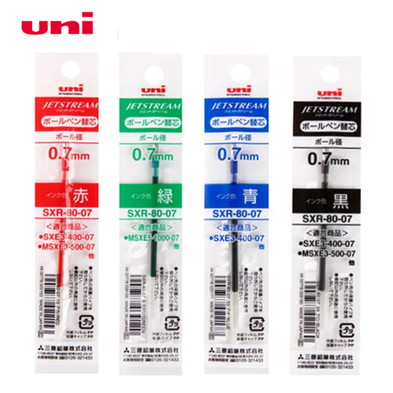 Uni SXR-80-07 Refills for MSXE5-1000-07 Ballpoint Pen 0.7 mm-4 colors packed (Each color one Piece)
Uni SXR-80-07 Refills for MSXE5-1000-07 Ballpoint Pen 0.7 mm-4 colors packed (Each color one Piece)