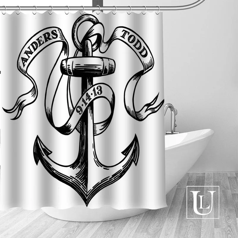Anchor Shower Curtains Custom Design Creative Shower Curtain Bathroom Waterproof Polyester Fabric
Anchor Shower Curtains Custom Design Creative Shower Curtain Bathroom Waterproof Polyester Fabric