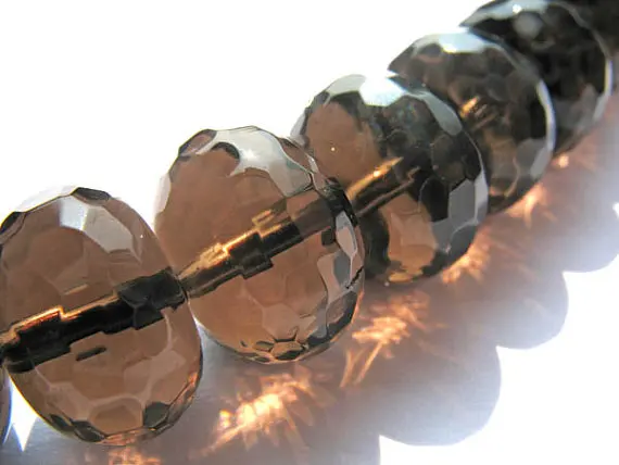 Бусины Из дымчатого кварца с огранкой 5x8 6x10 6x12 10x14 мм|bead woven jewelry|jewelry stone beadsjewelry crystal