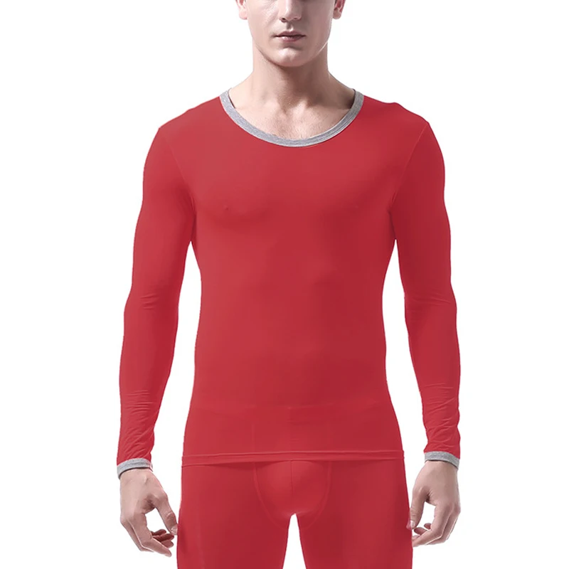 Men's Warm Long Sleeve Underwear Ultra Thin Ice Silk Man Autumn Winter Bottom Long Johns Shirts Thermal Underwear Tops(No Pants)
Men's Warm Long Sleeve Underwear Ultra Thin Ice Silk Man Autumn Winter Bottom Long Johns Shirts Thermal Underwear Tops(No Pants)