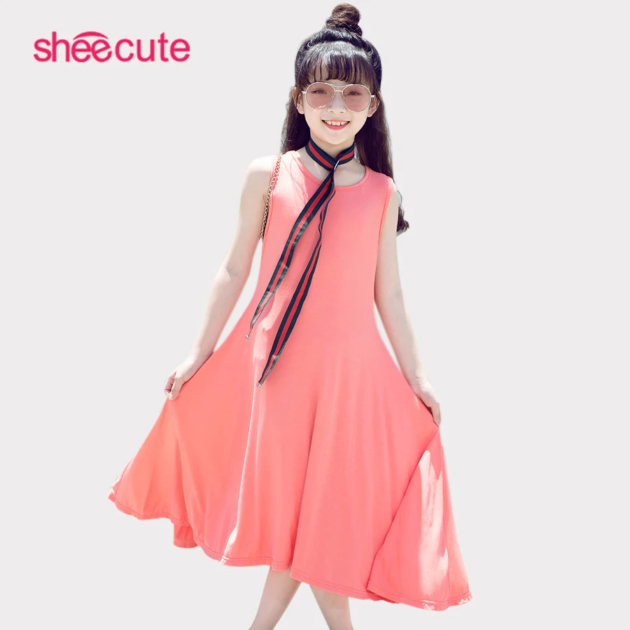 SheeCute Sleeveless Girls Dress Summer Casual A Line Party beach dress Vestidos SDS076
SheeCute Sleeveless Girls Dress Summer Casual A Line Party beach dress Vestidos SDS076