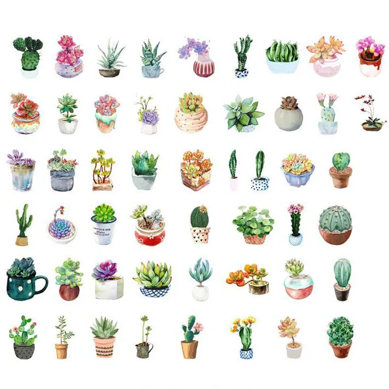 50Pcs / Box New Sweet Succulent Label Seal Diary Paper Stickers Crafts And Scrapbook Stickers Decoration Lifelog DIY Stationery
50Pcs / Box New Sweet Succulent Label Seal Diary Paper Stickers Crafts And Scrapbook Stickers Decoration Lifelog DIY Stationery