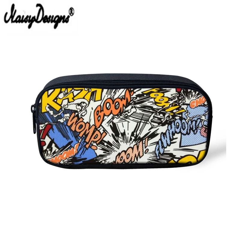 NOISYDESIGNS Hip Hop Graffiti Pencil Bag For Children Ladies Cosmetic Cases Pencil Box Girls Boys Cool Zipper Pencil Pouch
NOISYDESIGNS Hip Hop Graffiti Pencil Bag For Children Ladies Cosmetic Cases Pencil Box Girls Boys Cool Zipper Pencil Pouch