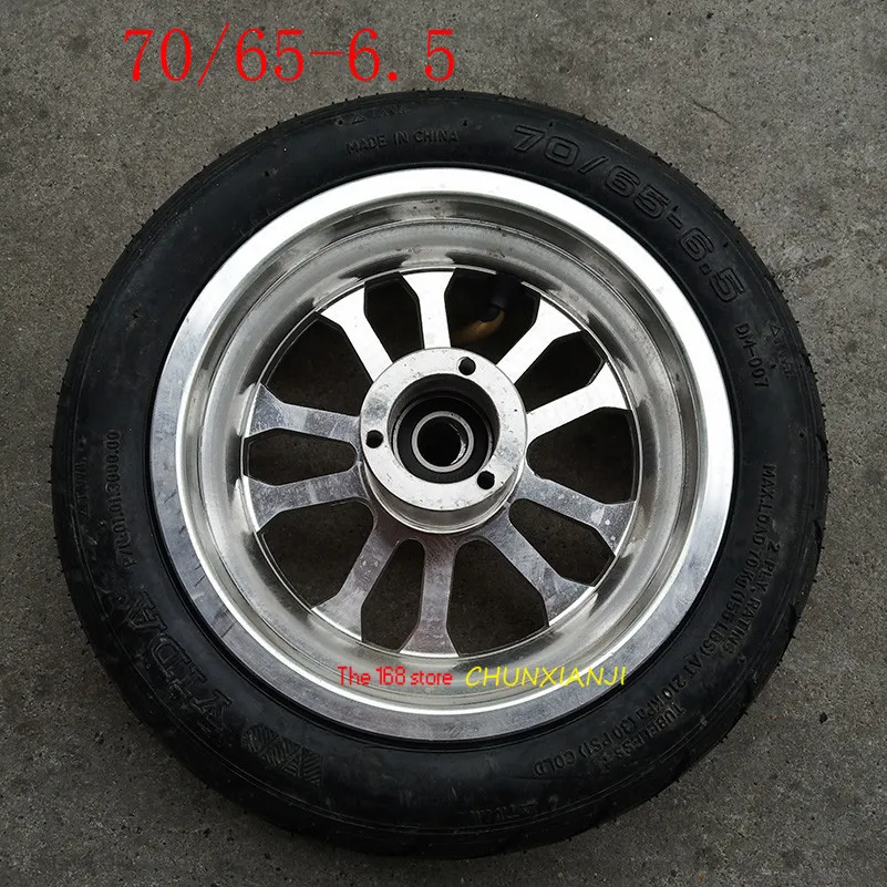Size70/65-6.5 10x3.0-6.5 Tubeless tireVacuum Tyre with6.5" alloy rim fits Electric Scooter front wheel 10 inch Inflatable wheels
Size70/65-6.5 10x3.0-6.5 Tubeless tireVacuum Tyre with6.5" alloy rim fits Electric Scooter front wheel 10 inch Inflatable wheels