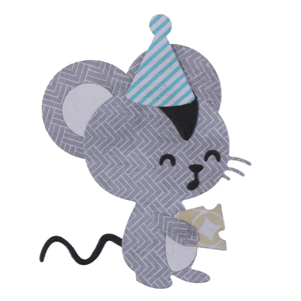 Male Mouse Wearing A Hat Metal Cutting Dies For DIY Scrapbooking Photo Album Paper Cards Decorative Crafts Embossing Die Cuts
Male Mouse Wearing A Hat Metal Cutting Dies For DIY Scrapbooking Photo Album Paper Cards Decorative Crafts Embossing Die Cuts