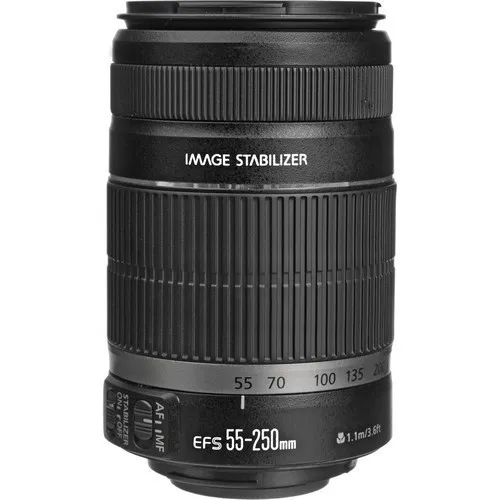 Белая коробка для объектива Canon EF-S 55-250 мм f/4-5 6 IS II зум-объектив камер 600D 650D 700D 750D 800D