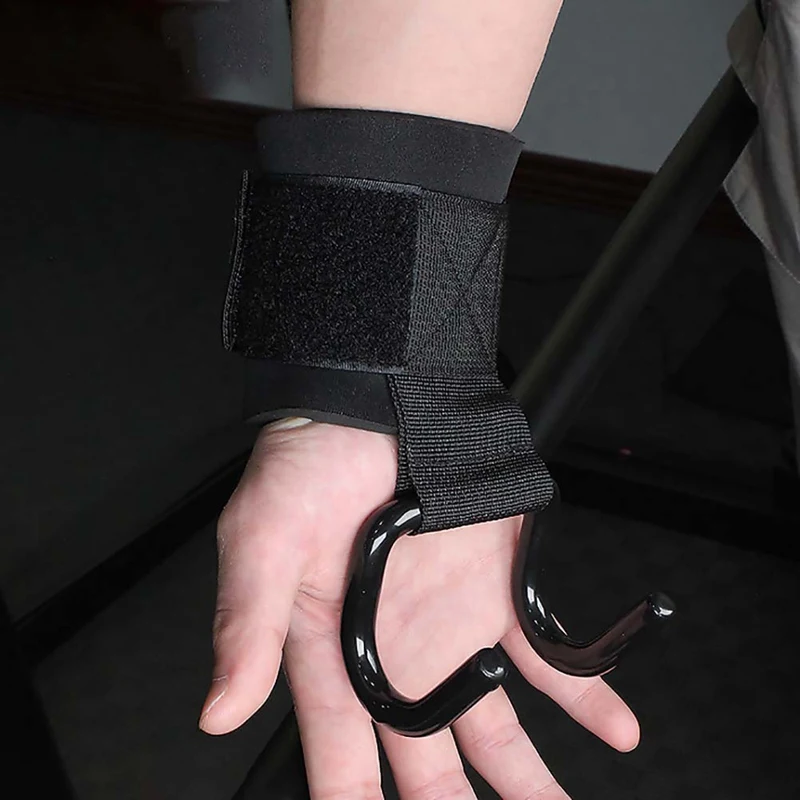 2pcs Wrist Support With Hooks Anti-slip Adjustable Gloves Gym Fitness Weight Lifting Arms Strength Training Strap Grip
2pcs Wrist Support With Hooks Anti-slip Adjustable Gloves Gym Fitness Weight Lifting Arms Strength Training Strap Grip
