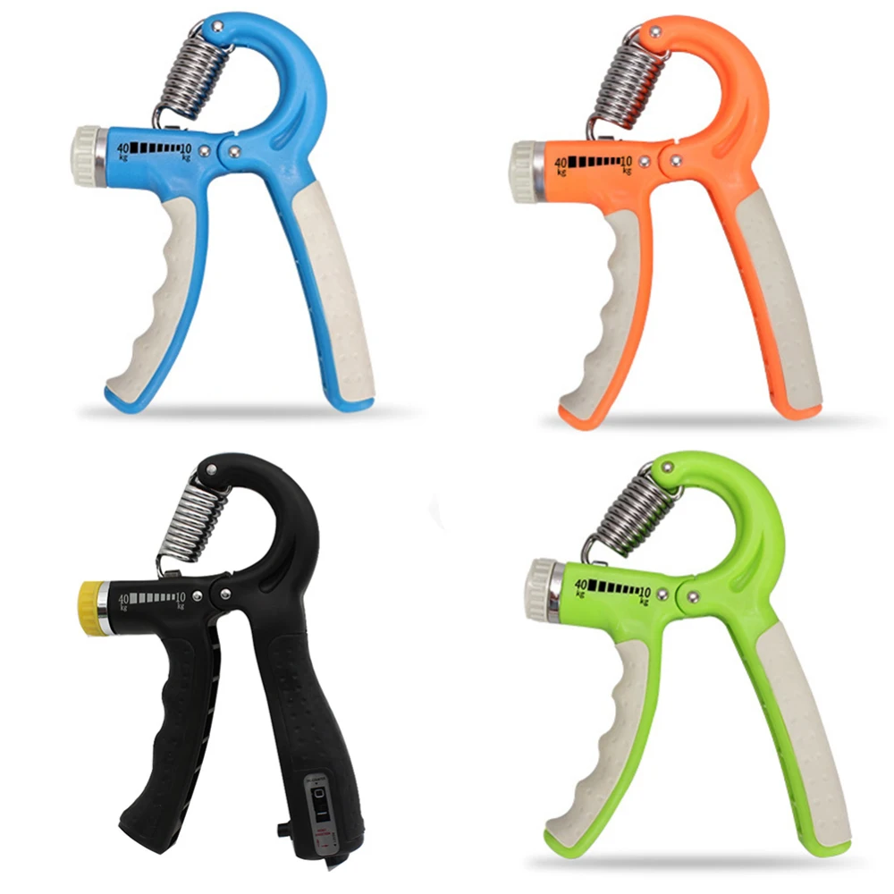 Adjustable R-type Hand Grip Strengthener Counter Black Finger Gym Muscle Fitness Training Wrist Gripper Hand Exerciser
Adjustable R-type Hand Grip Strengthener Counter Black Finger Gym Muscle Fitness Training Wrist Gripper Hand Exerciser