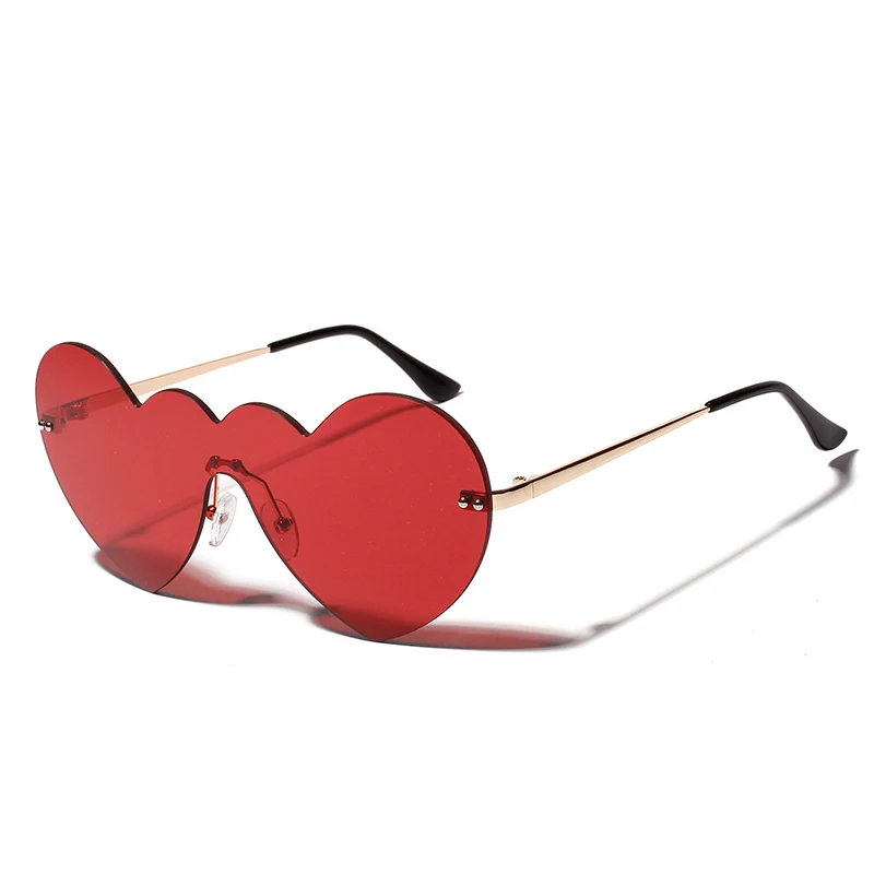 Woman Heart Shaped Sunglasses Love Cute Lady Sun Glasses Retro Metal Female Rimless Unique Fashion Eyewear Women Brand Designer
Woman Heart Shaped Sunglasses Love Cute Lady Sun Glasses Retro Metal Female Rimless Unique Fashion Eyewear Women Brand Designer