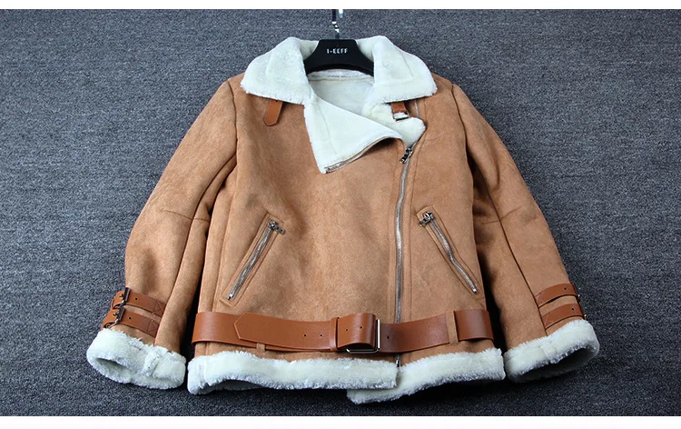 GUESOD Women's Jacket 2017 New Arrival Autumn Winter Locomotive Outerwear Leather Fur Lambswool Jacket Outerwear Pilot Parkas
GUESOD Women's Jacket 2017 New Arrival Autumn Winter Locomotive Outerwear Leather Fur Lambswool Jacket Outerwear Pilot Parkas