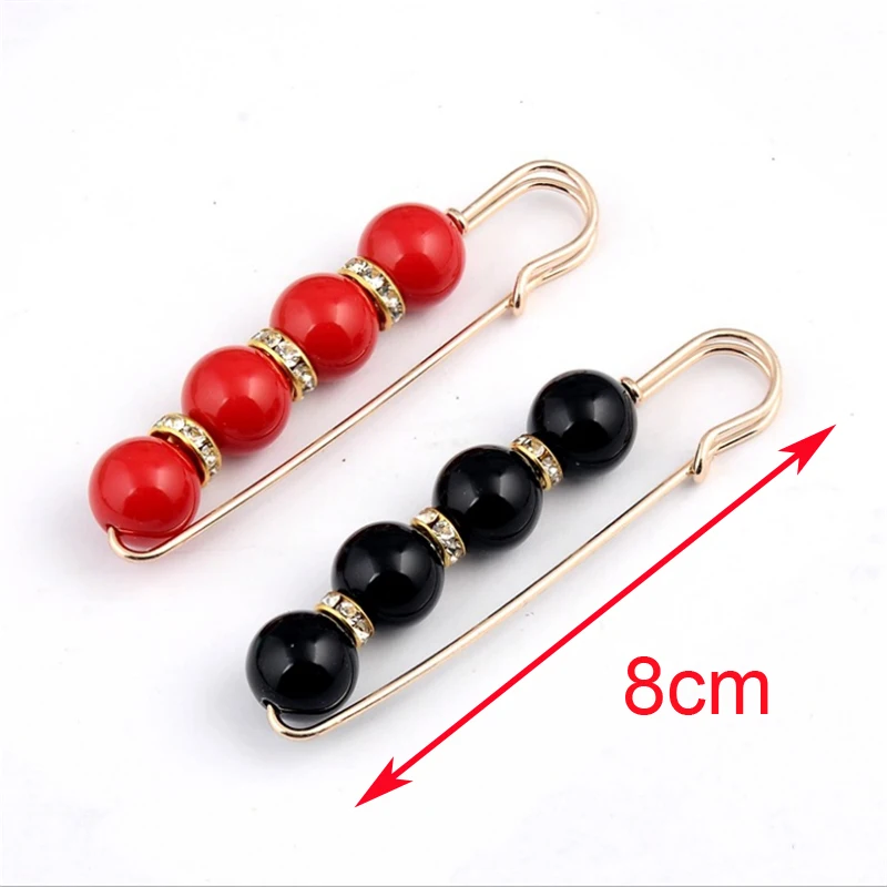 Korean Simulated Pearl Pins and Brooches Women Accessories Big Beads Safety Piercing Cardigan Scarf Pins Clips Costume Jewelry
Korean Simulated Pearl Pins and Brooches Women Accessories Big Beads Safety Piercing Cardigan Scarf Pins Clips Costume Jewelry