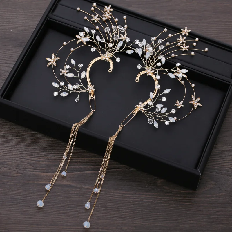 Coroa De Noiva Hair Jewelry Manually Flower Set Auger Ears Hang Long Tassels Earrings Wedding Accessories For Marriage H015
Coroa De Noiva Hair Jewelry Manually Flower Set Auger Ears Hang Long Tassels Earrings Wedding Accessories For Marriage H015