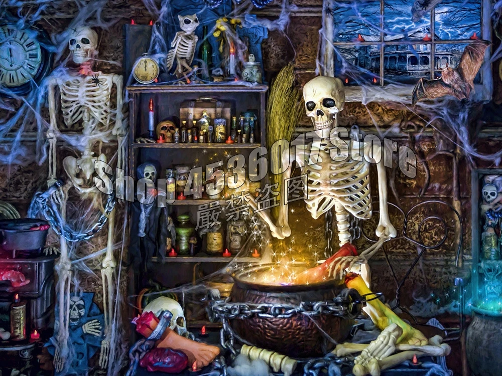 5D Diy Diamond Painting Cross Stitch Skeleton's Stew Halloween landscape Diamond Embroidery Mosaic Needlework Home Decoration
5D Diy Diamond Painting Cross Stitch Skeleton's Stew Halloween landscape Diamond Embroidery Mosaic Needlework Home Decoration