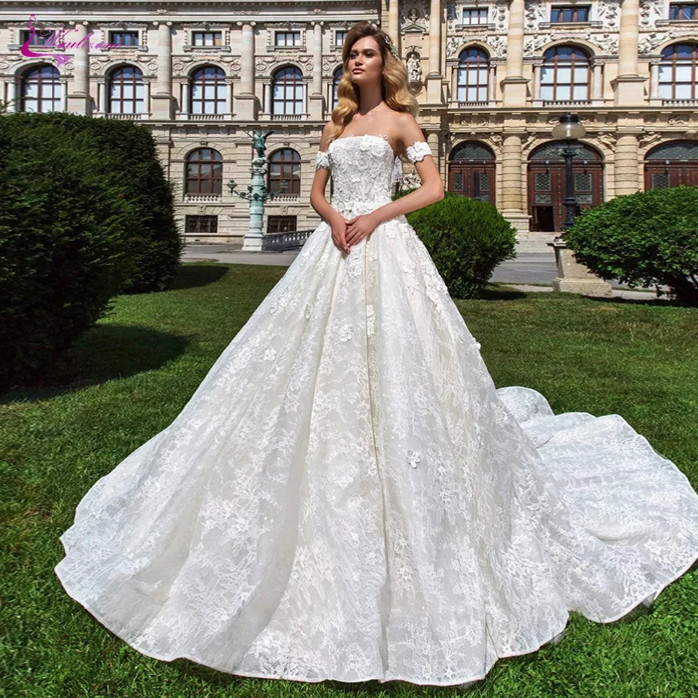 Waulizane Strapless Neckline Illusion Skin Tulle Of A Line Wedding Dress With Chapel Train Bridal Dress
Waulizane Strapless Neckline Illusion Skin Tulle Of A Line Wedding Dress With Chapel Train Bridal Dress
