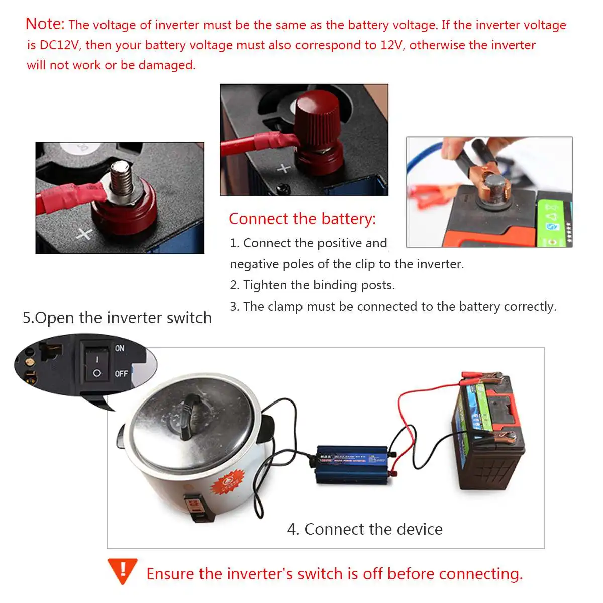 4000W DC 12/ 24V to AC 220V Portable Car Power Inverter Car LCD Solar Power Inverter Converters USB Charger Adapter
4000W DC 12/ 24V to AC 220V Portable Car Power Inverter Car LCD Solar Power Inverter Converters USB Charger Adapter