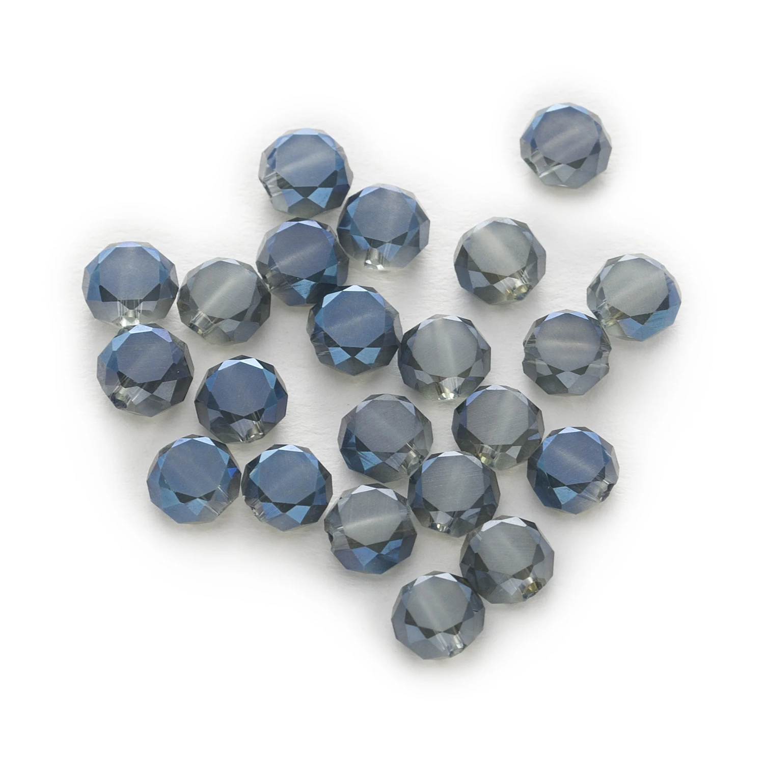 50 Piece Ink Blue Bread Faceted Crystal Glass Spacer Beads For Handmade Making Bracelet Necklaces DIY Jewelry Findings 4-8mm
50 Piece Ink Blue Bread Faceted Crystal Glass Spacer Beads For Handmade Making Bracelet Necklaces DIY Jewelry Findings 4-8mm