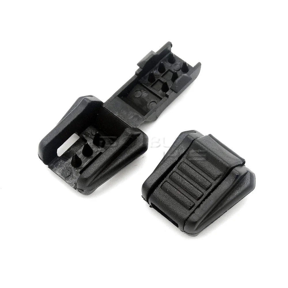 

500pcs/lot Black Plastic Zipper Pull Strap Cord Ends For Paracord & Cord Tether Tip Cord Lock