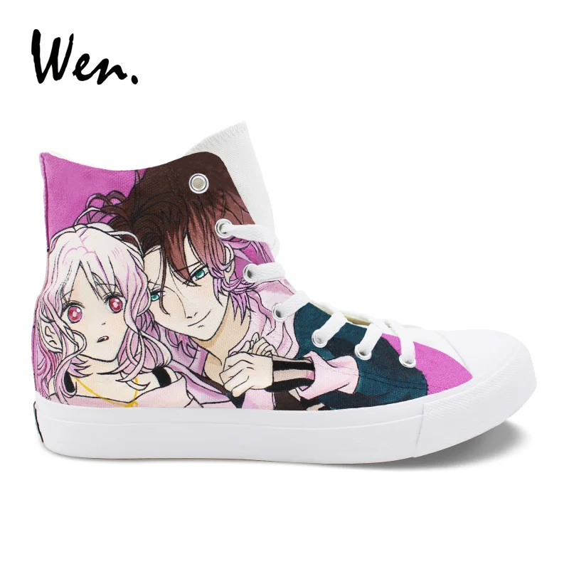 Wen Design Custom Hand Painted High Top Shoes Diabolik Lovers Lace Up Woman Girl's Canvas Sneakers Outdoor Couple Plimsolls
Wen Design Custom Hand Painted High Top Shoes Diabolik Lovers Lace Up Woman Girl's Canvas Sneakers Outdoor Couple Plimsolls