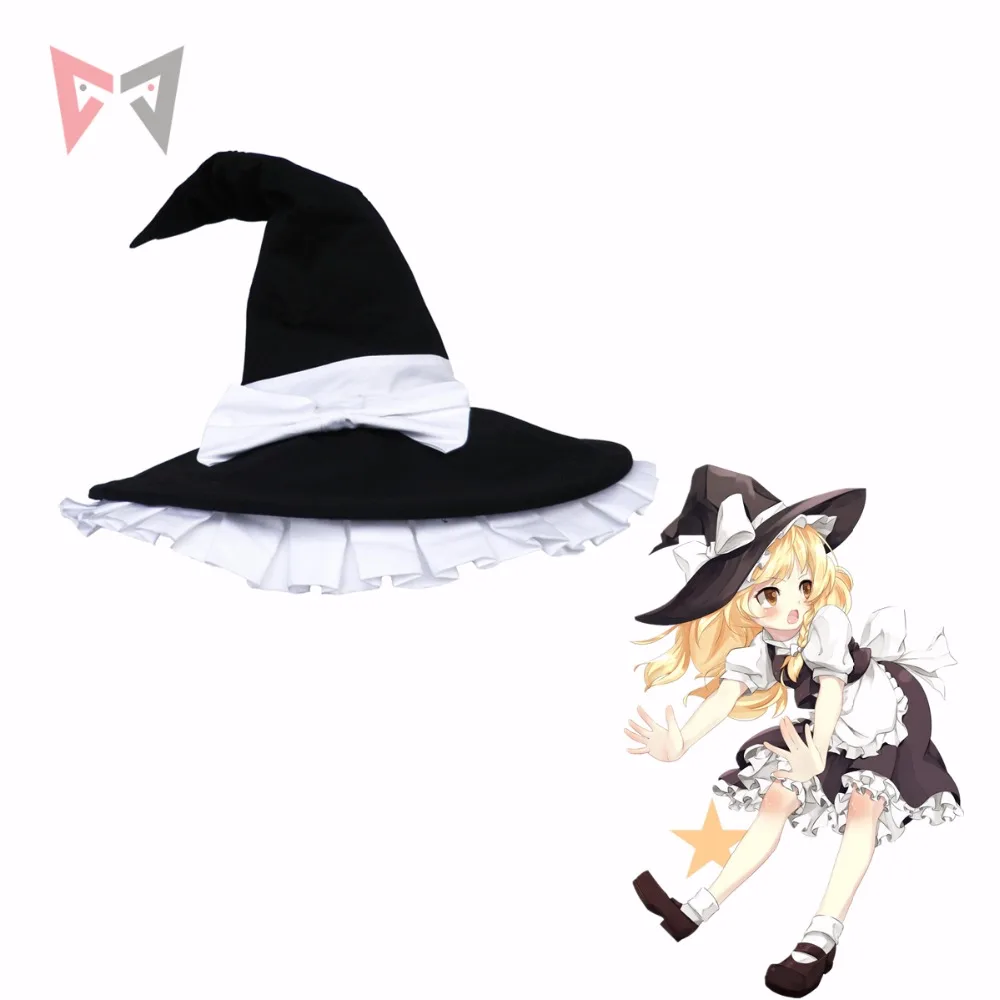 MMGG Touhou Проект Косплей Костюм Kirisame Marisa шляпа|Аксессуары для костюмов| |