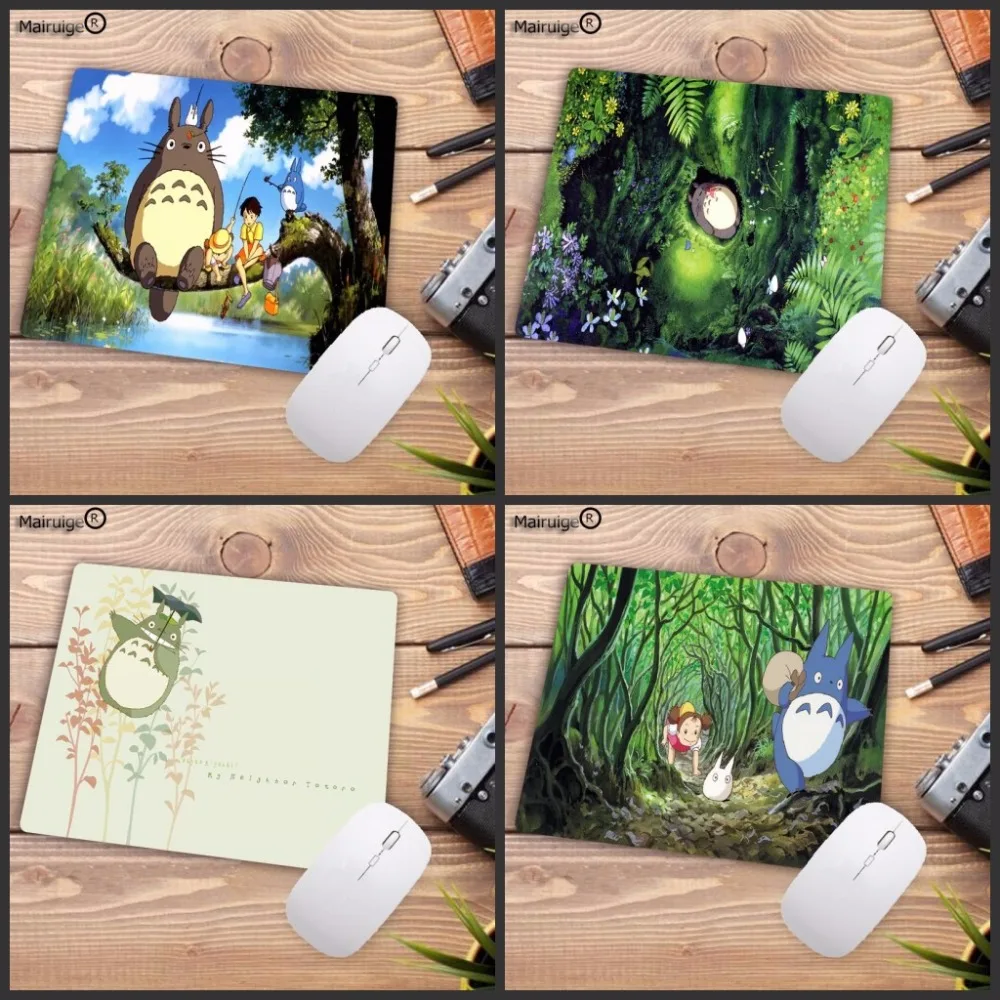 Mairuige Totoro Аниме Коврик для мыши ноутбука компьютера рождественские подарки