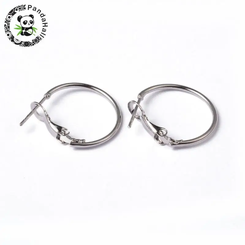 200pcs Nickel Free Brass Hoop Earrings Jewelry Findings for DIY,Platinum Color, 20mmx1.2mm
200pcs Nickel Free Brass Hoop Earrings Jewelry Findings for DIY,Platinum Color, 20mmx1.2mm