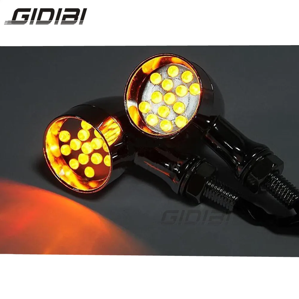 Chrome 15 LED Turn Signals Tail Brake Light Turn Signals Light With 10mm Thread For Cruiser Chopper Custom Bike Touring
Chrome 15 LED Turn Signals Tail Brake Light Turn Signals Light With 10mm Thread For Cruiser Chopper Custom Bike Touring