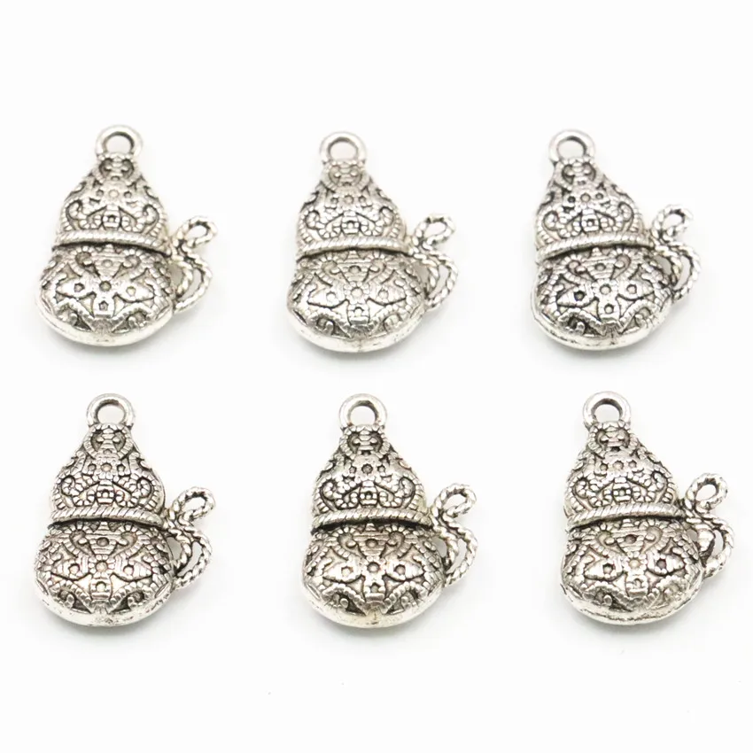 Wholesale 20PCS Tibetan Silver-color Gourd Shape Spacer Beads for Jewelry Making DIY Necklace Bracelet Accessories 14x21mm A334
Wholesale 20PCS Tibetan Silver-color Gourd Shape Spacer Beads for Jewelry Making DIY Necklace Bracelet Accessories 14x21mm A334