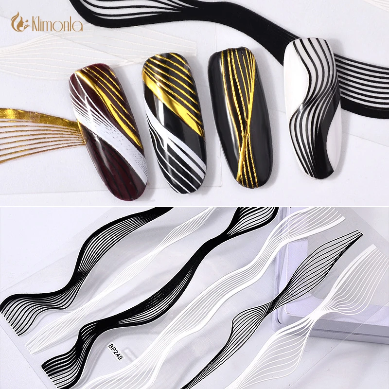 Fashion Metal Nail Art Stickers 3D Gold Adhesive Nail Wraps DIY Striped Nail Decoration Manicure Accessories Beauty Tools
Fashion Metal Nail Art Stickers 3D Gold Adhesive Nail Wraps DIY Striped Nail Decoration Manicure Accessories Beauty Tools