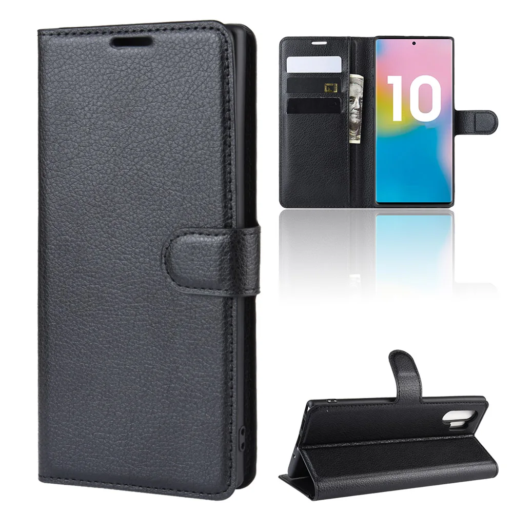 Фото Чехол для телефона Samsung Galaxy Note 10 Pro 10pro роскошный чехол книжка из искусственной