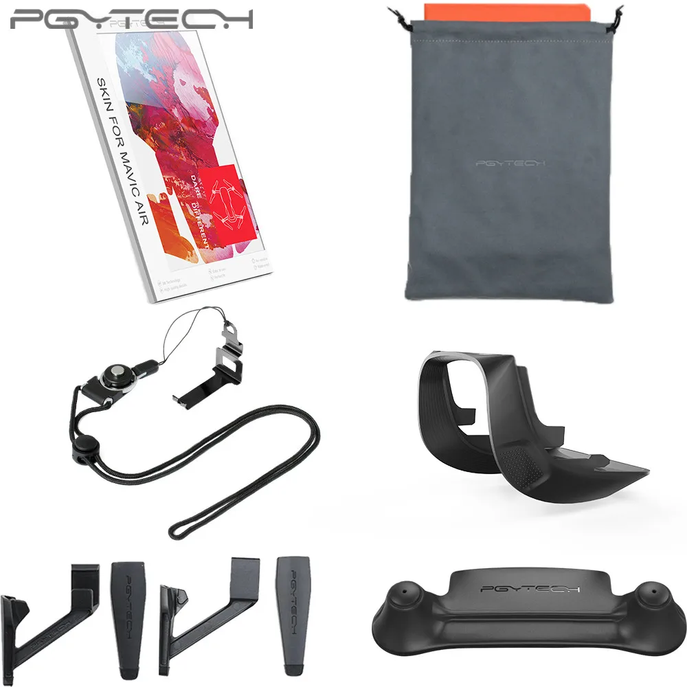PGYTECH Mavic Air Combo аксессуары шасси и наклейки для дрона, бленда объектива, посадочная площадка и застежка пульта дистанционного управления для ...
PGYTECH Mavic Air Combo аксессуары шасси и наклейки для дрона, бленда объектива, посадочная площадка и застежка пульта дистанционного управления для ...
