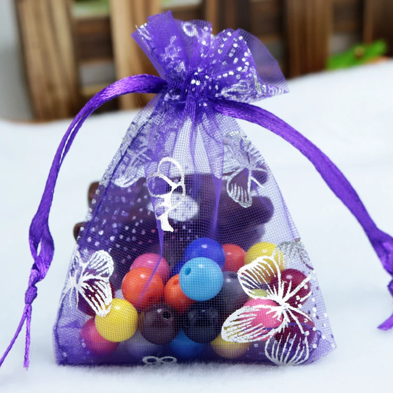 Free Shipping 100pcs Dark Purple Organza Bag 13x18cm Butterfly Drawstring Gift Bag Favor Candy Jewelry Packaging Bags Pouches
Free Shipping 100pcs Dark Purple Organza Bag 13x18cm Butterfly Drawstring Gift Bag Favor Candy Jewelry Packaging Bags Pouches