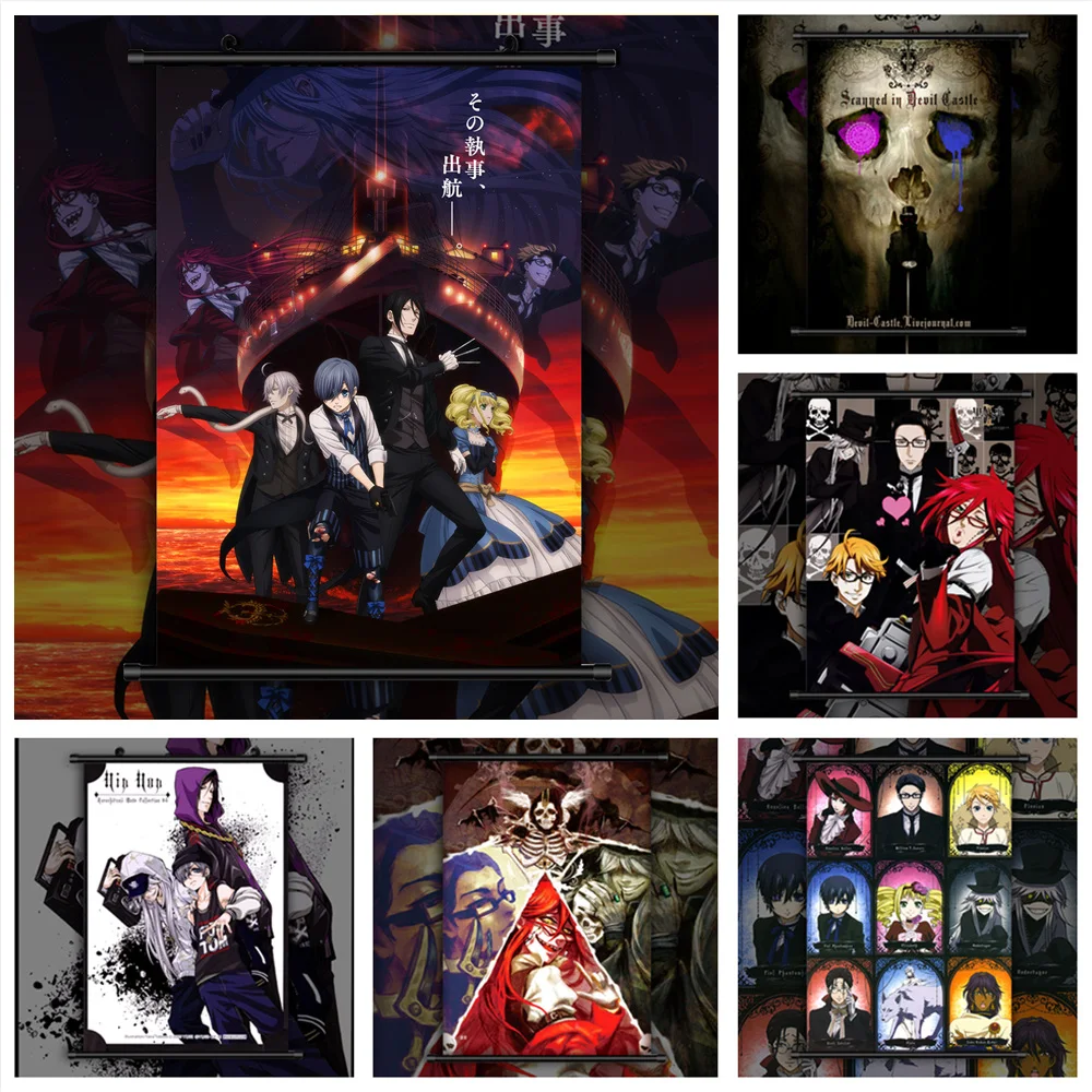 Black Butler Elizabeth Grell William Ronald Cier Sebastian Anime manga wall Poster Scroll E
Black Butler Elizabeth Grell William Ronald Cier Sebastian Anime manga wall Poster Scroll E