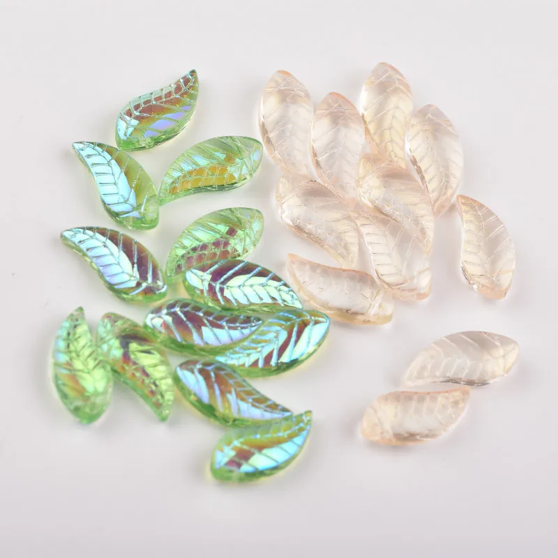 New 7*18mm Transparent Lampwork Petal Pearl Beads 12pcs Czech Glass Leaf Loose Beads Fit DIY Earring Bracelet Jewelry Making
New 7*18mm Transparent Lampwork Petal Pearl Beads 12pcs Czech Glass Leaf Loose Beads Fit DIY Earring Bracelet Jewelry Making