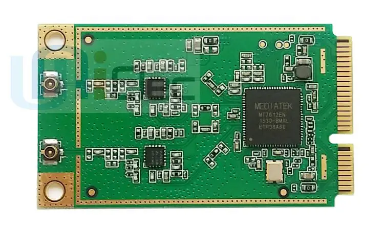 Для MT7612E MTK высокой мощности MINIPCIE 11AC 867 Мбит/с двойной антенной WI-FI U7612E-F1
Для MT7612E MTK высокой мощности MINIPCIE 11AC 867 Мбит/с двойной антенной WI-FI U7612E-F1