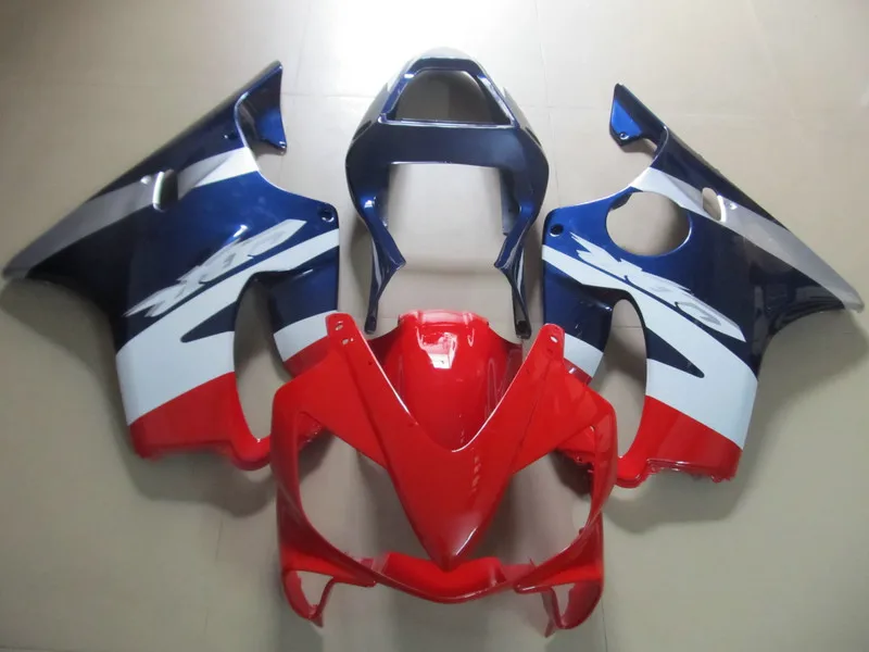 Набор для литья под давлением обтекатель HONDA CBR600F4I 01 02 03 CBR600 F4I 2001 2002 2003 ABS Red White bue