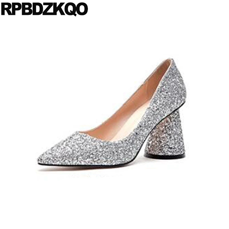 Prom Size 33 Party Sparkling Pumps Bling Pointed Toe Pink Evening Women Chunky Block Silver 4 34 2021 Glitter High Heels Shoes
Prom Size 33 Party Sparkling Pumps Bling Pointed Toe Pink Evening Women Chunky Block Silver 4 34 2021 Glitter High Heels Shoes