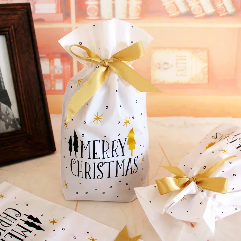 10pcs/lot 3 styles Merry Christmas plastic bags Christmas deer gift packaging bags Drawstring Bag Candy Bag
10pcs/lot 3 styles Merry Christmas plastic bags Christmas deer gift packaging bags Drawstring Bag Candy Bag