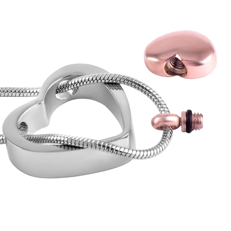 Two Hearts Memorial Urns Neckalce Human/Pet Ashes Casket Cremation Urn Pendant Stainless Steel Women Memorial Jewelry
Two Hearts Memorial Urns Neckalce Human/Pet Ashes Casket Cremation Urn Pendant Stainless Steel Women Memorial Jewelry
