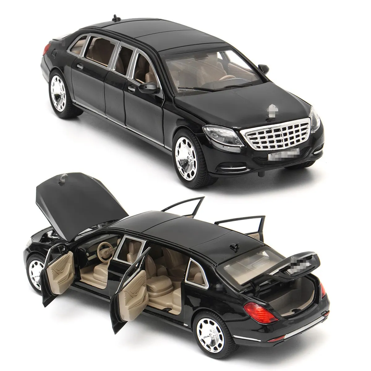 Лимузин 1:24 для Mercedes Maybach S600, литой металлический автомобиль, игрушка для детей, рождественский подарок, Коллекция игрушечных автомобилей
Лимузин 1:24 для Mercedes Maybach S600, литой металлический автомобиль, игрушка для детей, рождественский подарок, Коллекция игрушечных автомобилей
