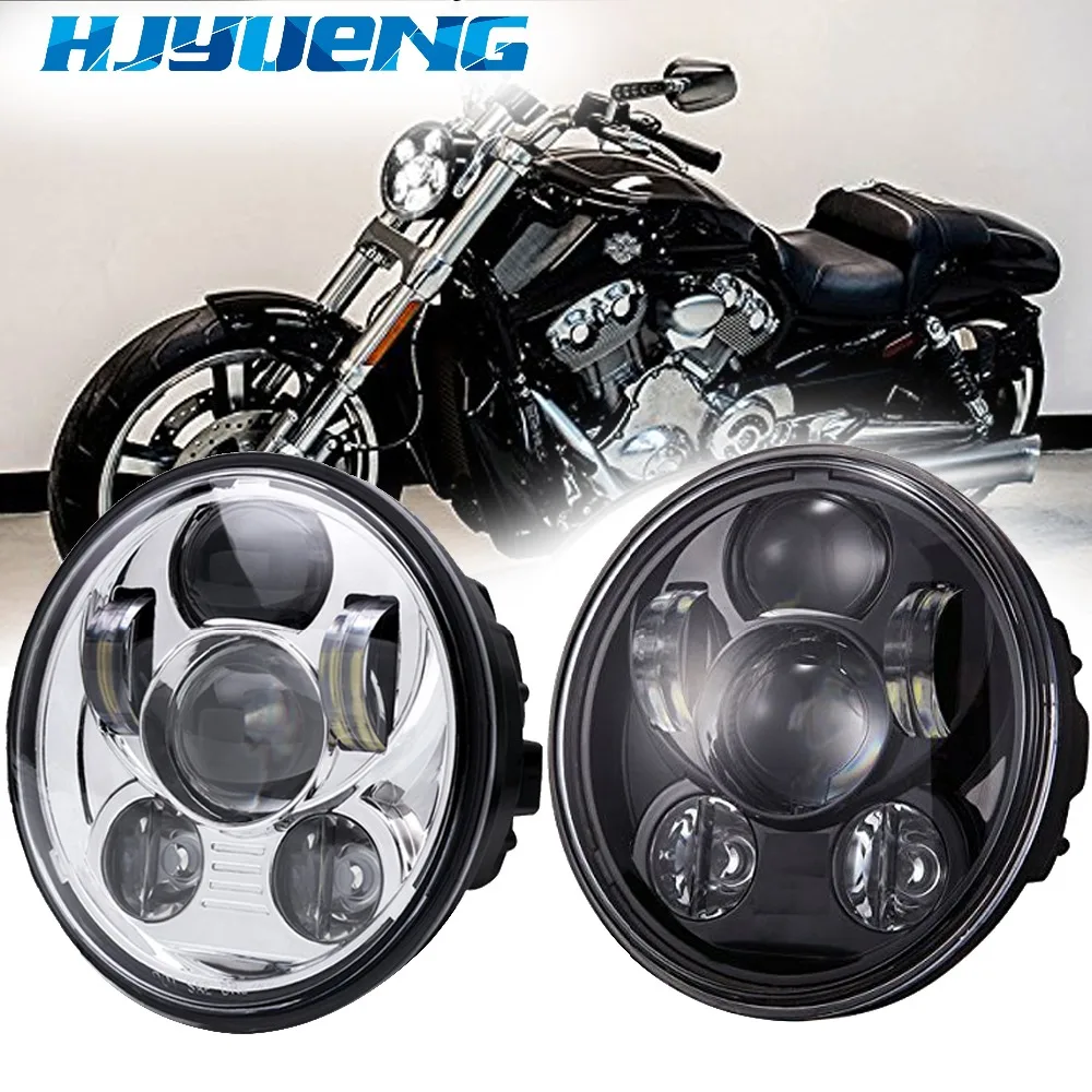 Hjyueng для Harley Sportster XL 883 1200 Moto rcycle 5 3/4 дюймов 5. 7 " утвержденной светодиодный h 4 фар