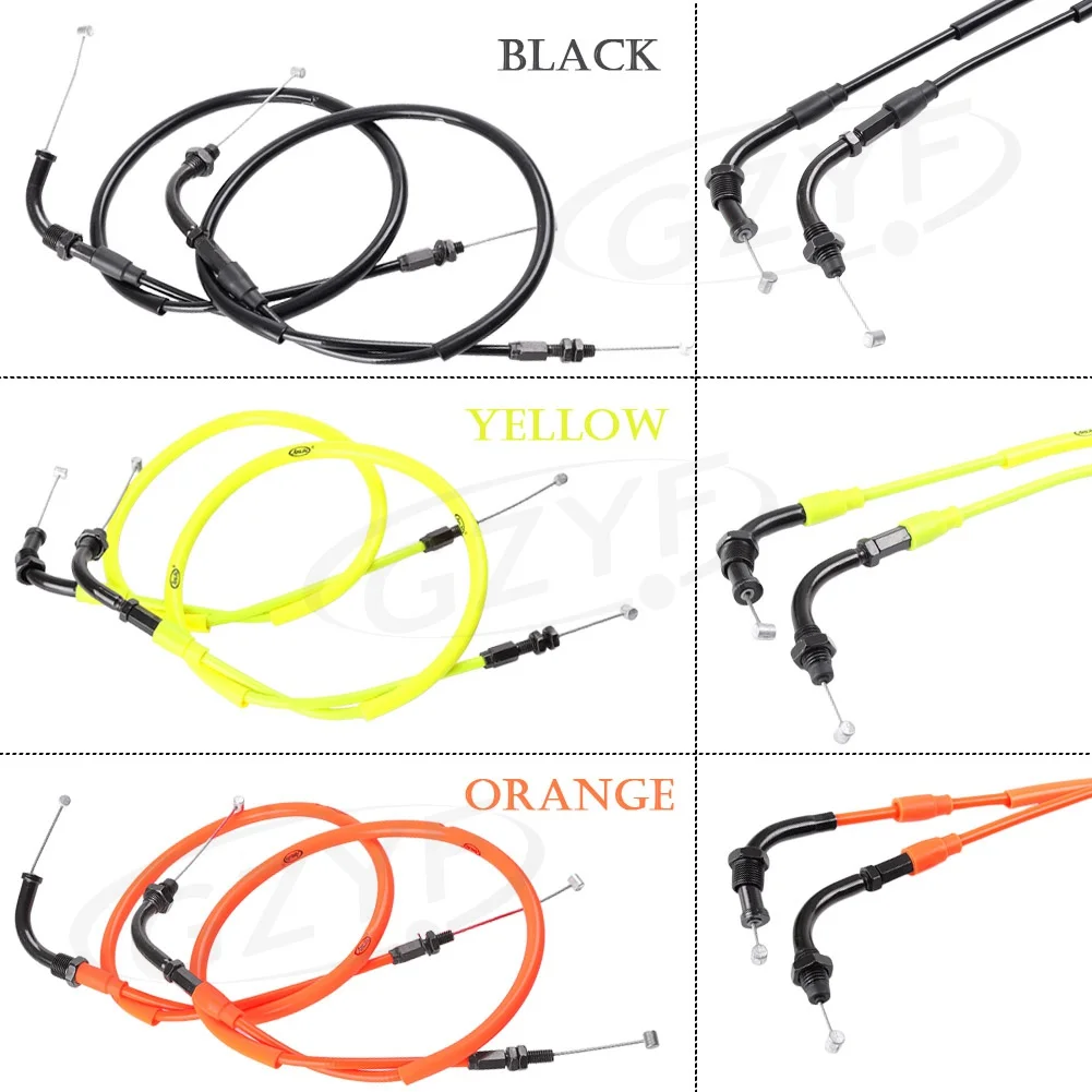 Motorcycle Throttle Cables Accelerator Lines Linkage For Honda CBR1000RR 2004-2007 Pair Steel Wire
Motorcycle Throttle Cables Accelerator Lines Linkage For Honda CBR1000RR 2004-2007 Pair Steel Wire