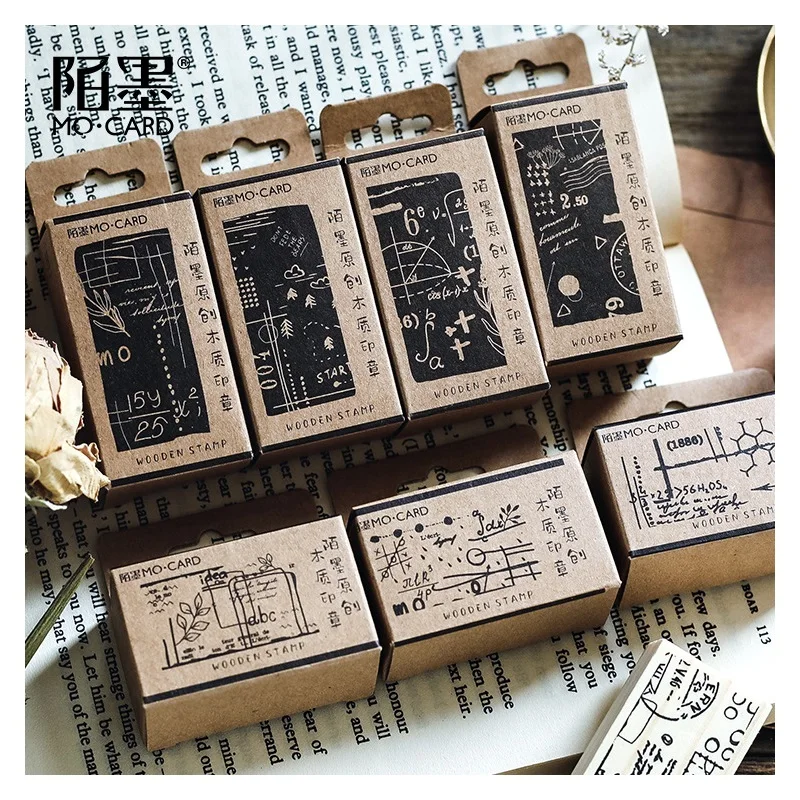 Vintage Plants Manuscript Series Wooden Rubber Stamp Set for DIY Scrapbooking Craft Wax Seal Stamp Kawaii Stationery
Vintage Plants Manuscript Series Wooden Rubber Stamp Set for DIY Scrapbooking Craft Wax Seal Stamp Kawaii Stationery
